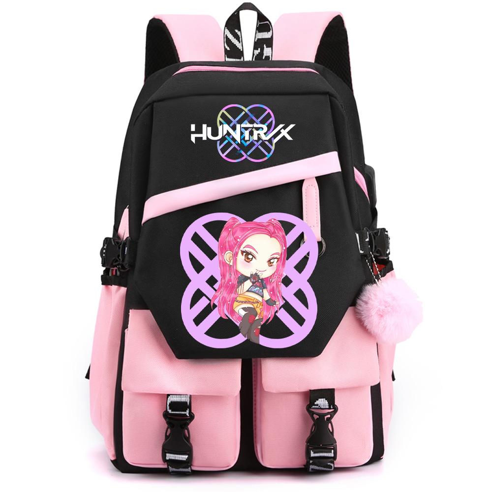 Anime K-pop Demon Hunters Printed Large Capacity Backpack for Teenger Student Girl Boy Back To School Bookbag Kid Gift Women Waterproof Travel Bag