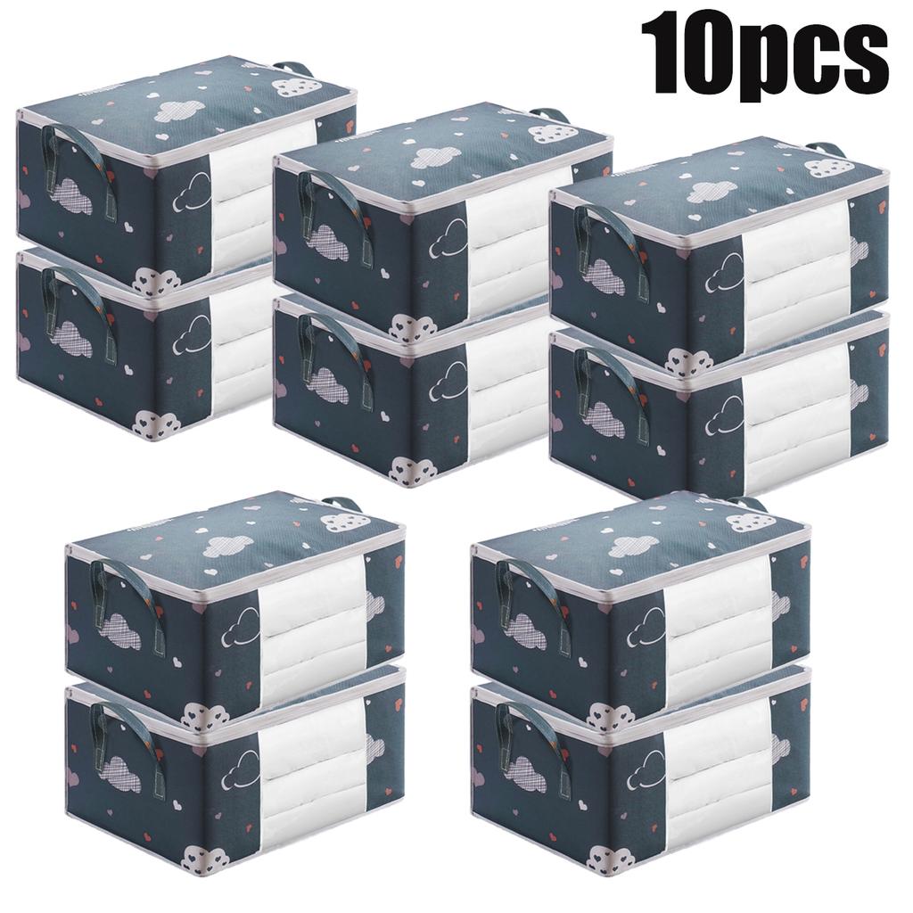 Multi-Purpose Storage Bag Reinforced Handles for Packing Clothes Blankets and Bedding During Moving Home Compact Space Saver