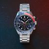 SEIKO Prospe Best Of All Panda Solar Movement Stainless Steel Strap Watch Men's Watches Blue Dial SSC913P1