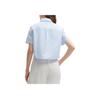 FILA X TIM LAHAN Stone Skin-Friendly Comfortable Fashion Soft Short Sleeve Shirt Women shirts Blue F51W529403F-LB