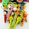 Creative Cute Skipping Rope Children's Toy Wooden Handle Jumping Game Fitness Build Random Handle Style Award Christmas Halloween Gift