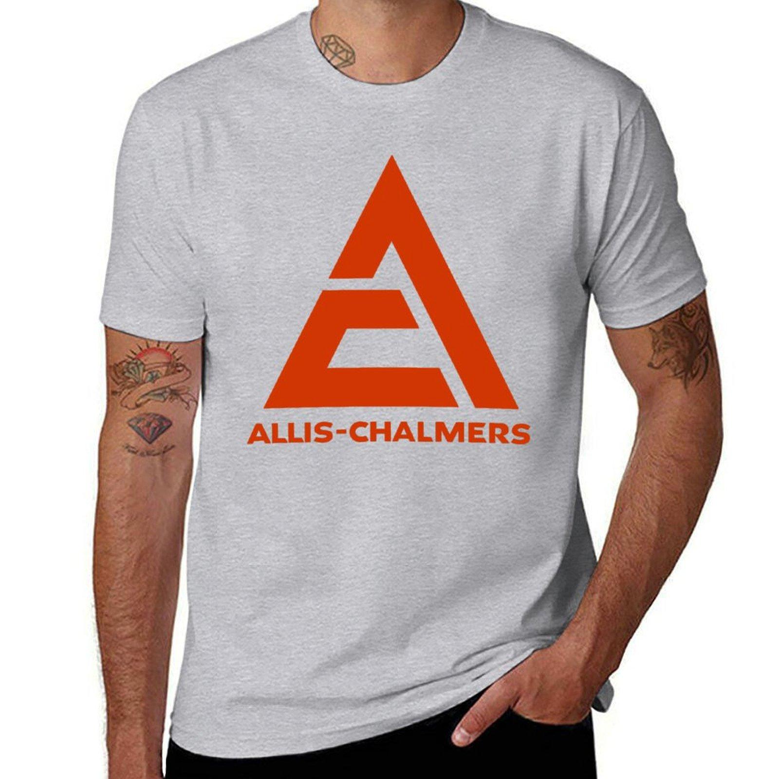 

LOGO ALLISCHALMERS TRACTORS Tshirt plus size tops shirts graphic tees for a boy vintage men clothings S