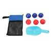 Premium PVC Bch Toss Game Set Wr Proof Built To Improve Coordination for Adults and Portable with Mesh Bag, Shovel