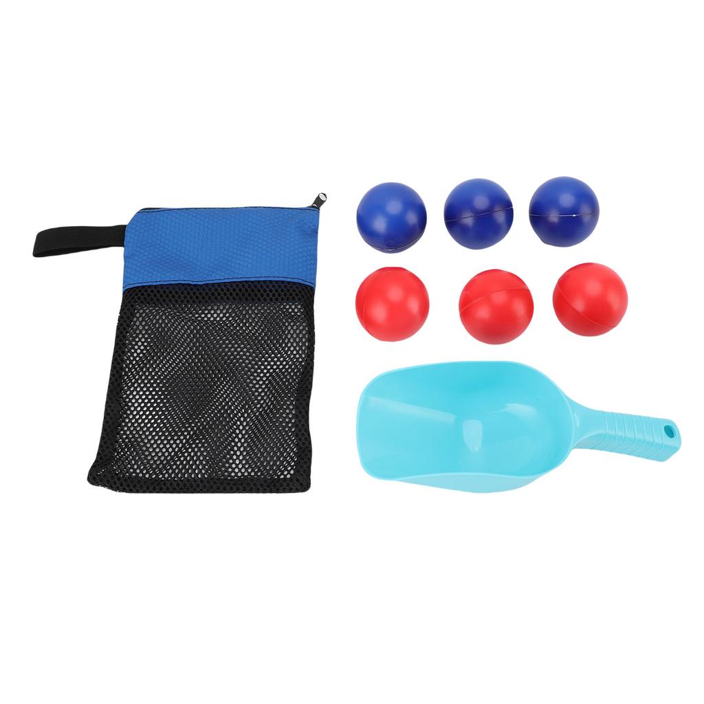 Premium PVC Bch Toss Game Set Wr Proof Built To Improve Coordination for Adults and Portable with Mesh Bag, Shovel