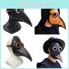 Maska ptáka morového lékaře s dlouhým zobákem Vyrobeno z latexu Pro Halloweenské Cosplay