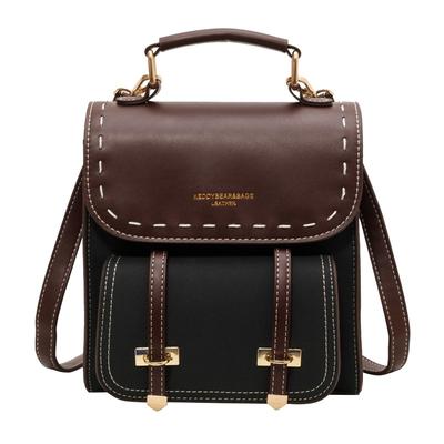 Women's Backpack Korean New Contrasting Color Mini Multi-purpose Women's Small Backpack Fashionable Shoulder Bag