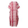 Summer Women Short Sleeve Striped Print Casual Loose Oversized Long  Maxi Robe Dress