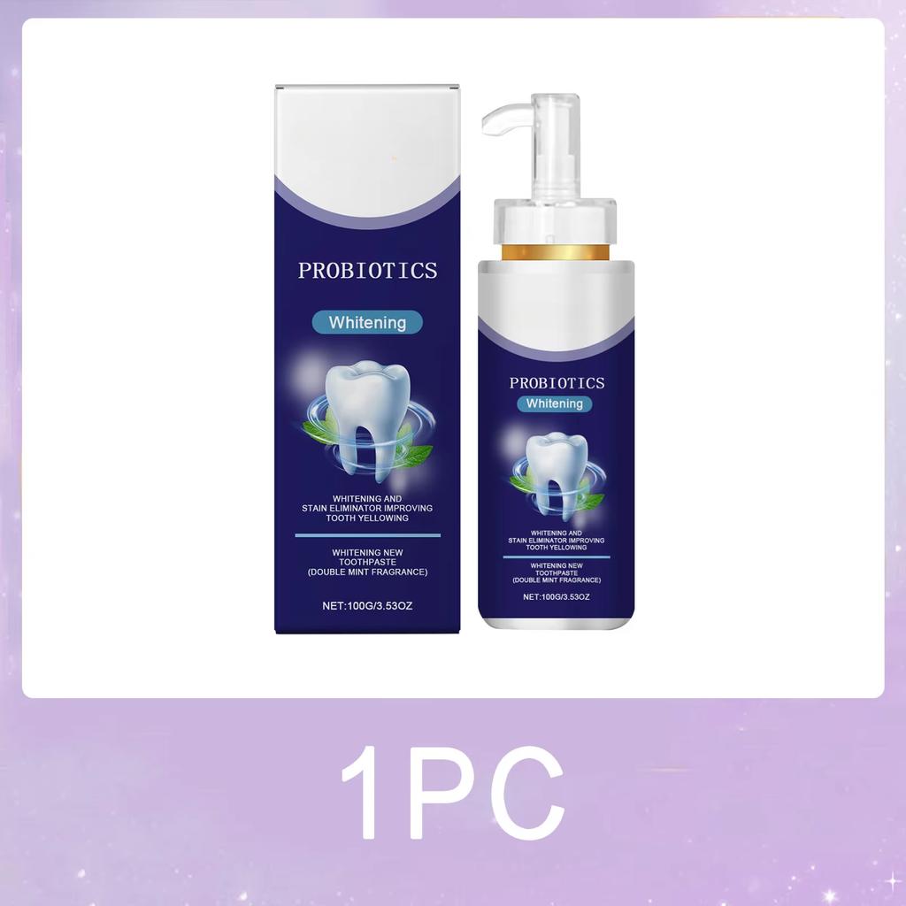 Tandkräm Känsliga tänder Blekning Fläckar Melaninborttagning Stärker emaljen Frisk mintsmak Vita tänder Rengöring Tandköttsvård