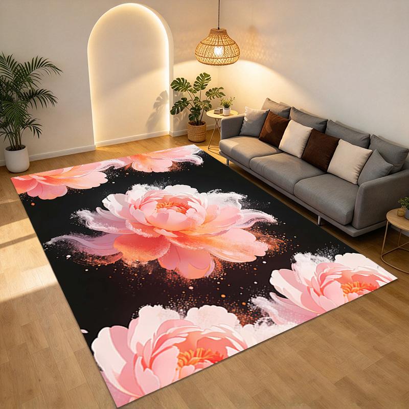 Floral Fantasy Living Room Nonslip Area Rug Soft Carpet For Bedroom Game Playroom Sofa Office Home Decor Doormat Christmas Gift C929286