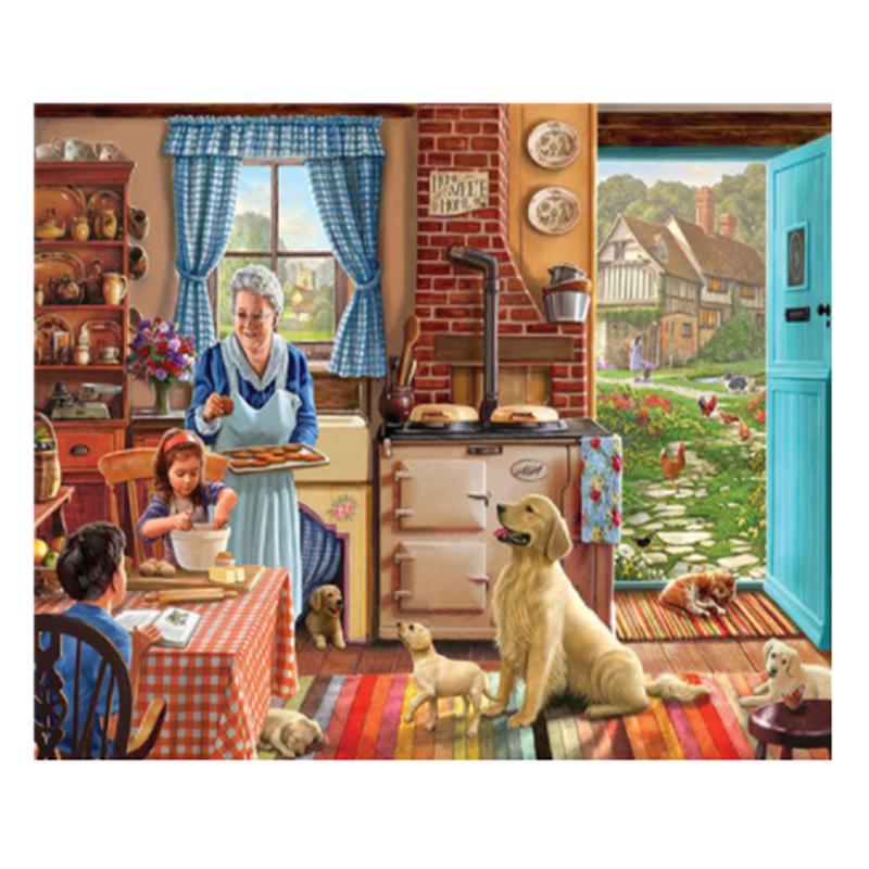 huacan Diamond Rhinestones Paintings Shop Full Drill Square Diamond Embroidery Landscape Diamond Mosaic Kids Home Decoration