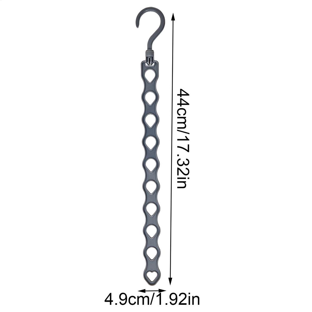 10-hole 10pc Space Saving Hanger 360 Rotating Hanger Multi-function Folding Hanger Wardrobe Drying Clothes Clothes