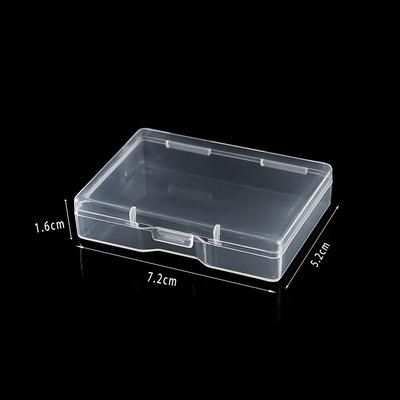 Small New Grid, Card Storage Box, Plastic Box, Flat Box, Rectangular Pp Packaging Box, Parts And Components Box.