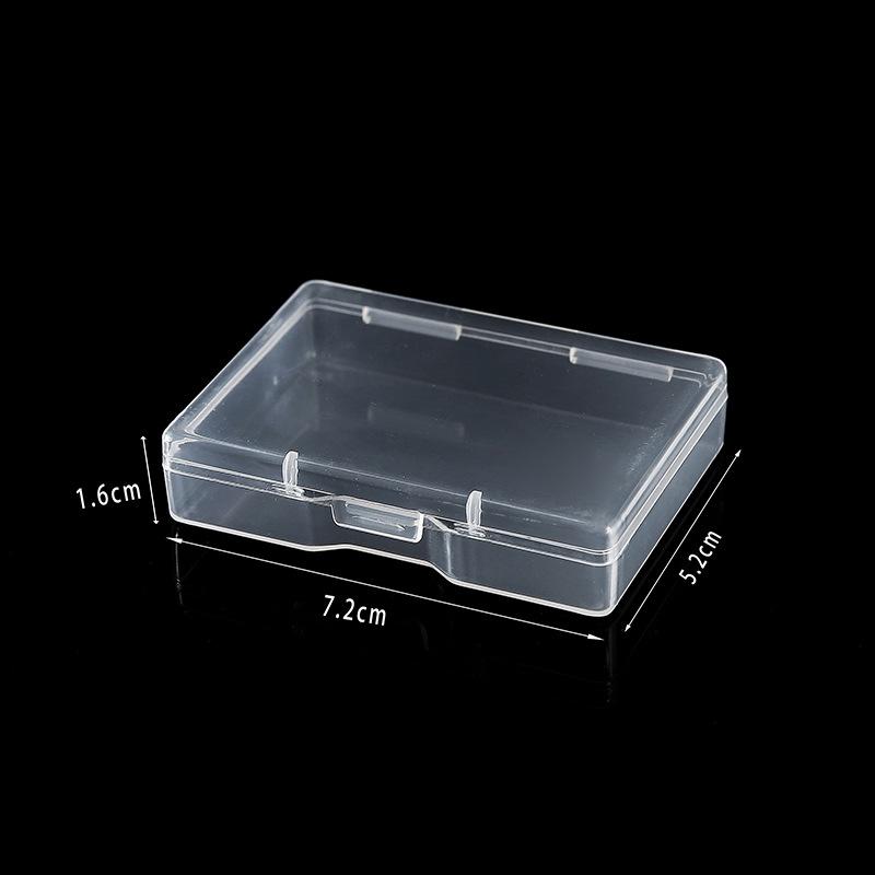 

Маленькая новая сетка, Коробка для хранения карт, Пластиковая коробка, Плоская коробка, Прямоугольная упаковочная коробка из ПП, Коробка для деталей и компонентов. 7.2*5.5*1.6CM