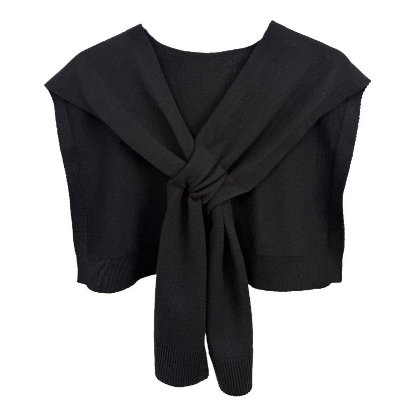Korean Striped Shawl for Women - Lightweight Knit Cardigan for Spring, Summer, and Autumn; Ideal for Air-Conditioned Rooms