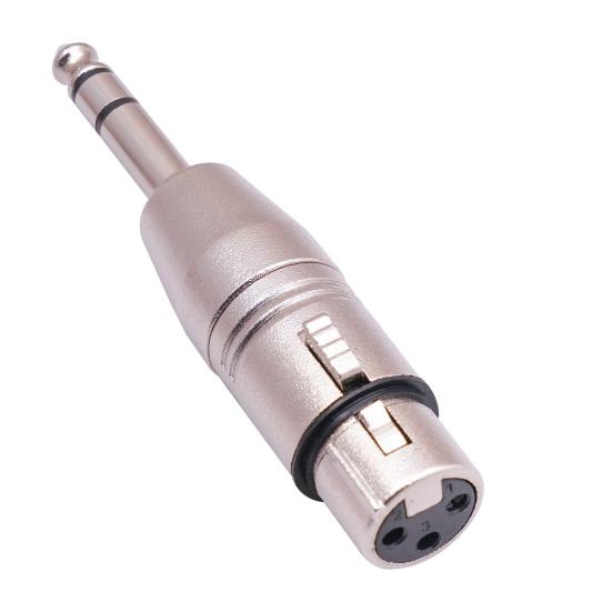 Video Plug Plug Play Anti-interference Make An Audio Cable 1/4 TRS to XLR Female Adapter Audio Cable Accessories