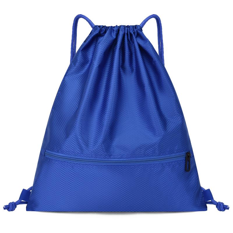 Sports Drawstring Backpack: Large Capacity for Basketball & Football, Unisex, Lightweight & Simple Design