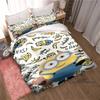 Cartoon (Despicable Me) Printed Bedding Set — Duvet Cover & Pillowcase Set — A Deluxe Gift for Teens, Girls, and Boys
