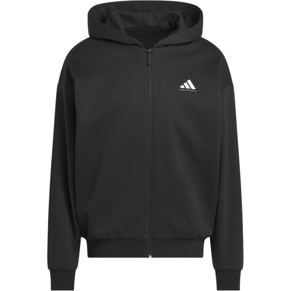 adidas Basketball Full-Zip Hoodie Black KB3064