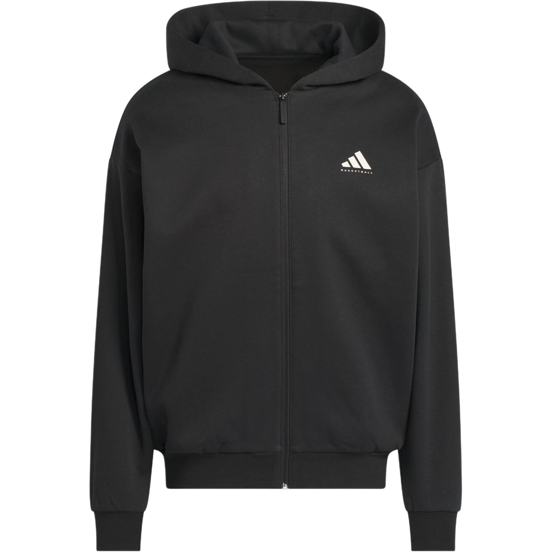adidas Basketball Full-Zip Hoodie Black KB3064 L