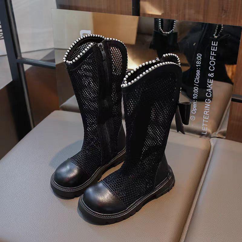 Girls Warm Riding Boots High Top Soft Sole Non Slip Winter Ankle Boots Fashion Show size 26