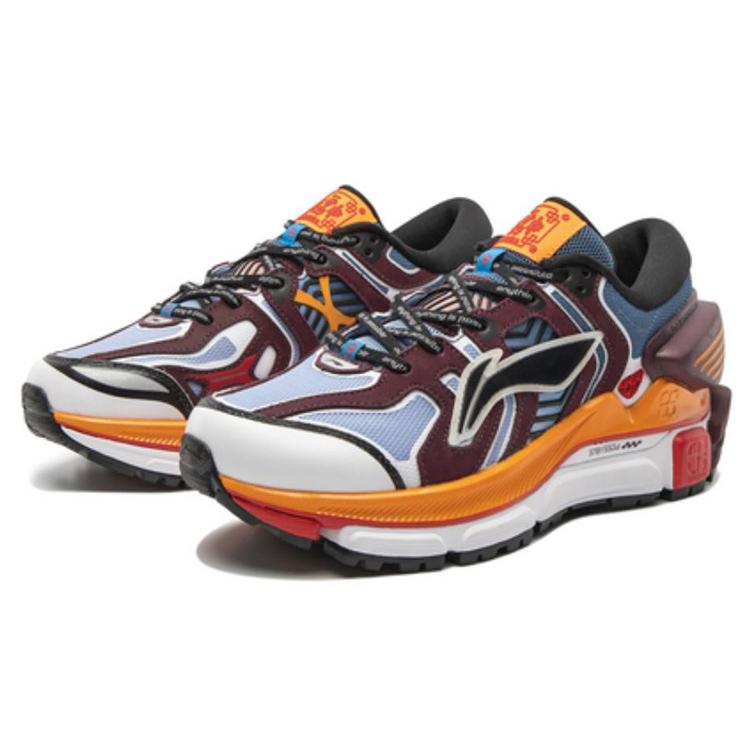LiNing PFW S/S Collection | Sun Chaser Kua Fu Men's - Blue/Red ARZQ003-14