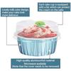 50 Unidades Mini Forminhas de Bolo Forminhas de Alumínio para Cupcake Forminhas de Papel para Assar Caixas para Muffins Forminhas de Pudim Antiaderentes para Sobremesa Ferramentas de Cozinha