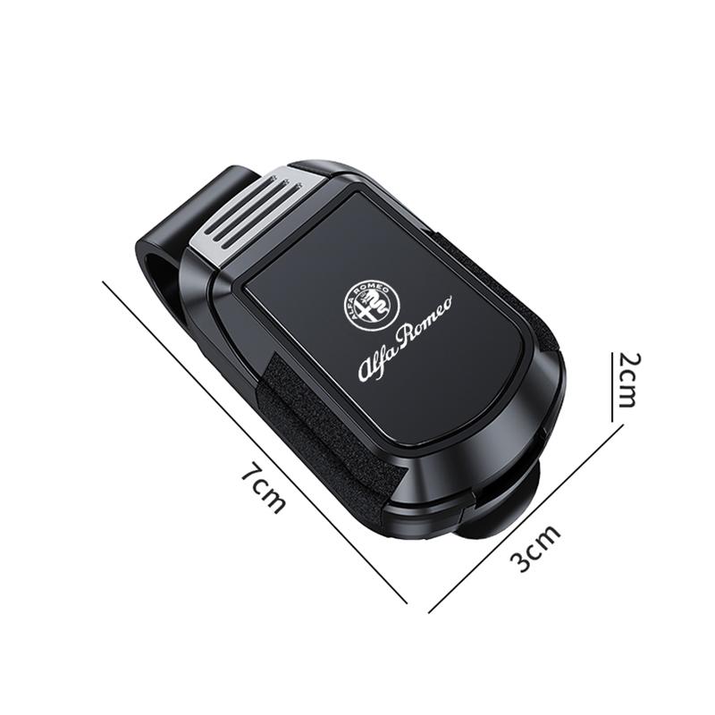 

For Alfa Romeo Car Glasses Clip Sun Visor Eyeglasses Sunglasses Holder Auto Interior Accessorie For Alfa Romeo 4C 159 166 Giulie