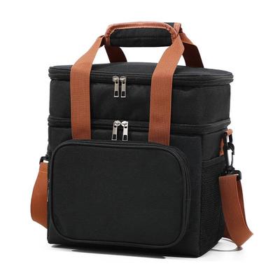 Dobbeltsidig isolert matboks - Håndholdt og crossbody for utendørs bruk