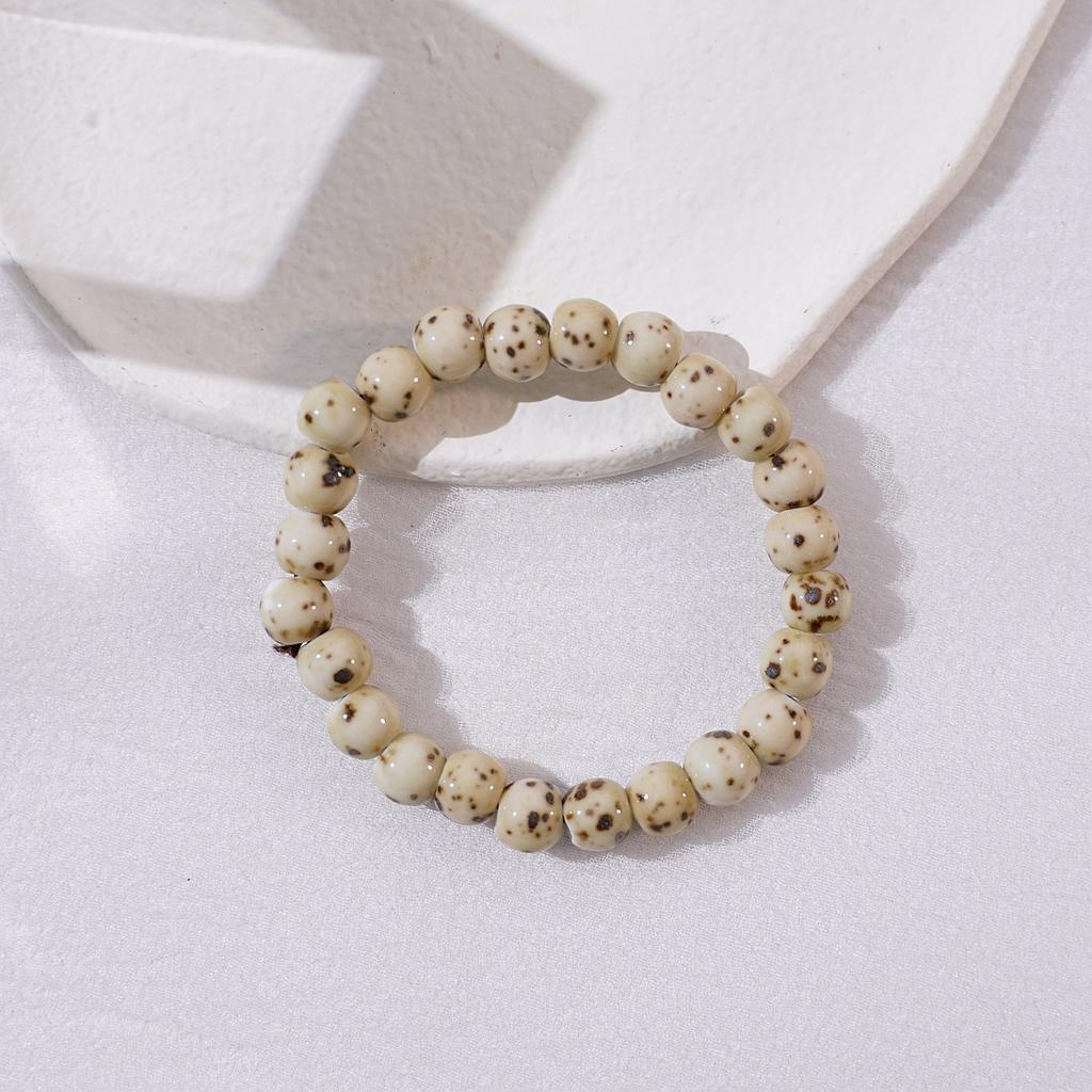 Ceramic new fashion flower glaze bead bracelet multi-color leisure ethnic style student