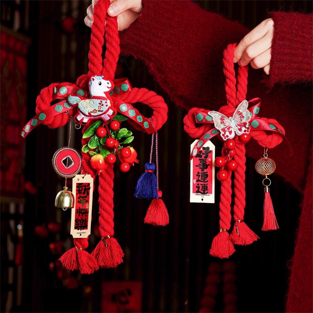 Handcrafted New Year Decoration DIY Swastika Knot Pendant New Chinese Knot Ornaments