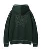 Stitch Lettering Hoodie Green