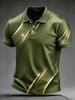 Men's 3D Print Golf Polo Shirt Short Sleeve Micro Elastic Polyester Outdoor Casual Summer Streetwear Daily Wear