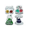 Cute Atom Cartoon Brooch: Drip Oil Alloy Badge for Student Backpacks, Jewelry, and Accessories