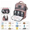 New Multifunctional Mother and Baby Bag Mom Bag Bottle Backpack Folding Sleeping Changing Bag Diaper Backpack