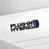 Badge Ibrido Plug-in in Metallo 3D per Auto Adesivo Emblema Bagagliaio Posteriore Auto DECORAZIONE LOGO Per Toyota RAV4 Corolla Yaris Camry Prius Levin C-HR