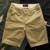 Cargo Shorts Solid Color Zip Closure Men Mid Rise Pockets Shorts for Daily Wear