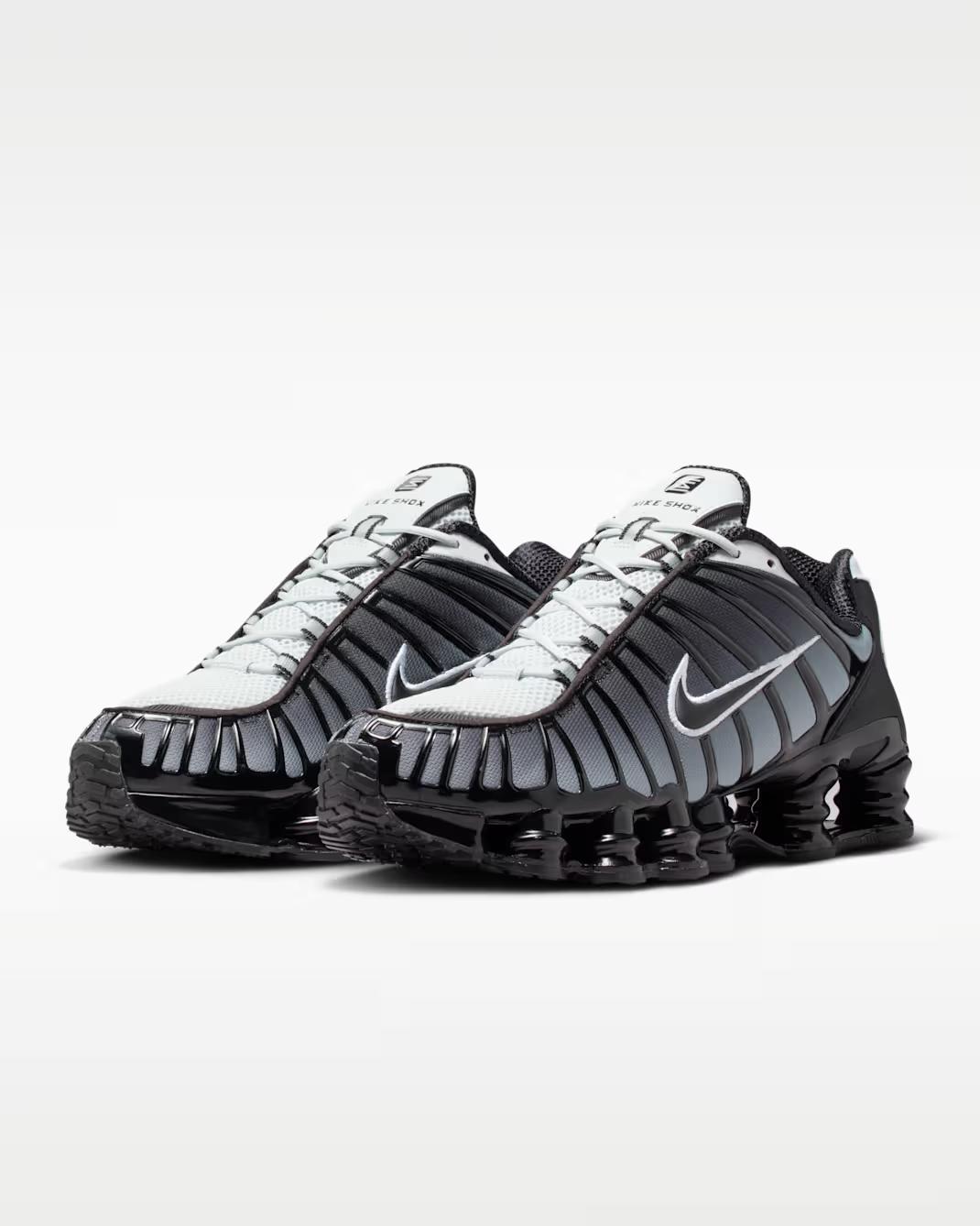 AV3595-017 Nike Shox TL Black Pure Platinum White (Men s) 8