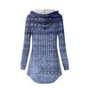 Women's Casual Fashion Color V Neck Long Sleeve Button Hoodie Tops