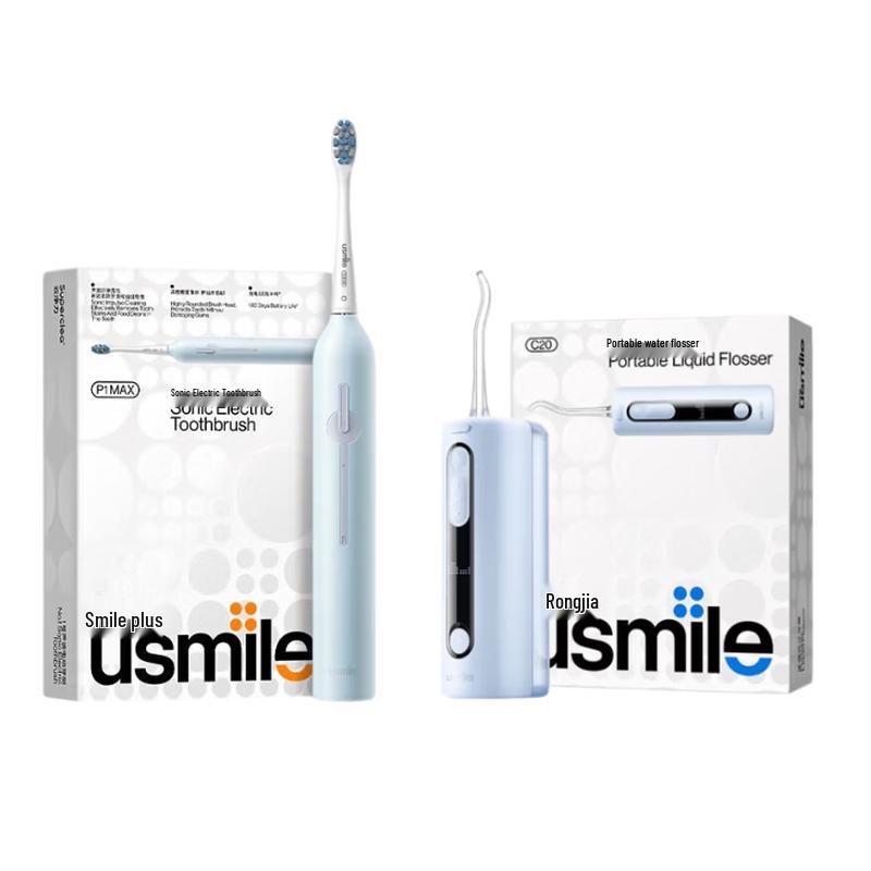 usmile Набор: Электрическая зубная щетка P1 MAX и ирригатор C20