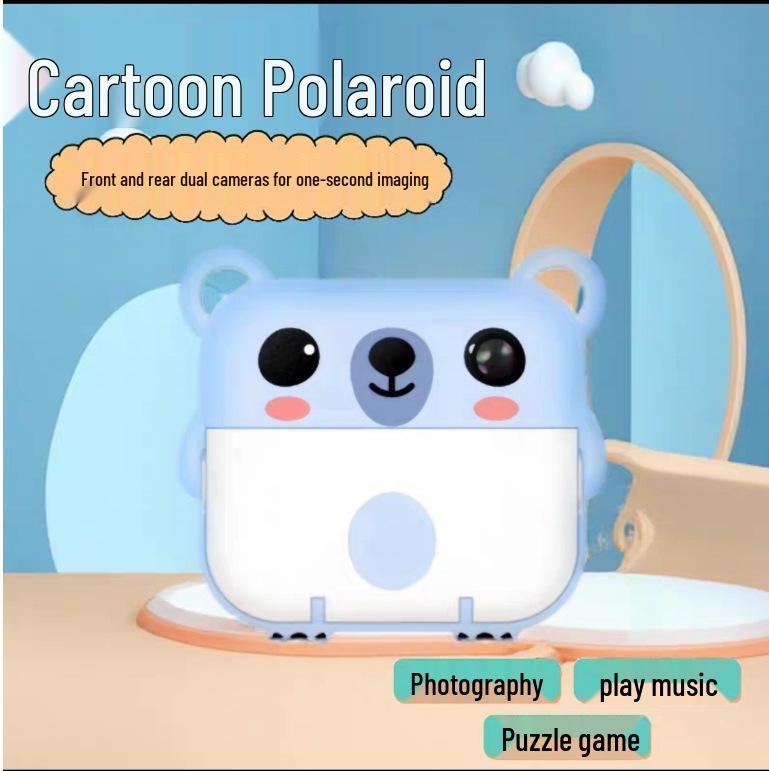 Dual-Lens HD Instant Print Camera for Students