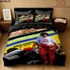 Ayrton Senna Bedding Quilt Set Quilt Cover Pillowcase Home Decoration Birthday Gift (1 * duvet cover + 2 * pillowcase, without core)