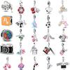 New -Selling Casual Series Camera Headphones Football Charm Fashionable Pendant Fit Original Women Bracelet Jewelry Gift