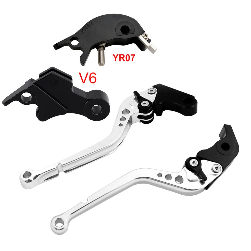 Long Clutch Brake Lever fit for YAMAHA XSR900 XSR900GP MT-09 MT-09SP 2024-2025 Silver