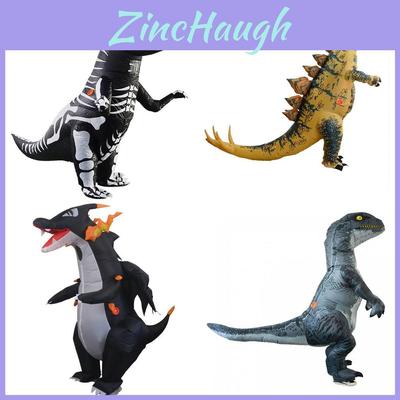 Nadmuchiwany kostium dinozaura na imprezę Halloweenową z zasilaniem na baterie Dla dorosłych i dzieci