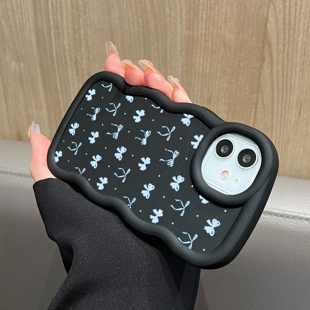 Malovaný vzor Big Wave Edge Měkký silikonový materiál Macaron Pouzdro na telefon Nárazuvzdorný ochranný gumový obal pro iPhone Huawei Honor Infinix Tecno