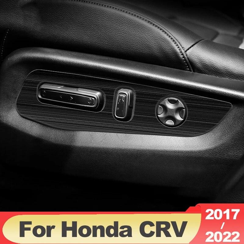 For Honda CR-V crv 2017 2018    2022 Car Seat Adjustment Switch Knob Panel Trim Covers Interior Moulding Accessories