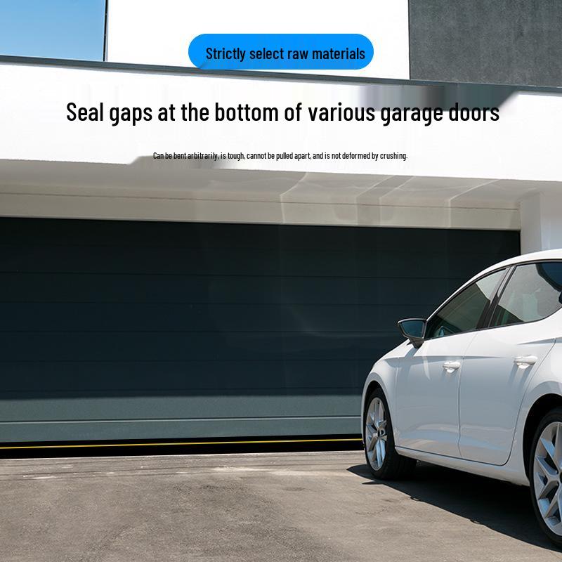Tätningslist för garageport: Väderbeständig gummitätning för rullportar (vind, damm och regn)