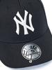 Emelbi Signature Patch Structure Ball Cap Ny (Black)