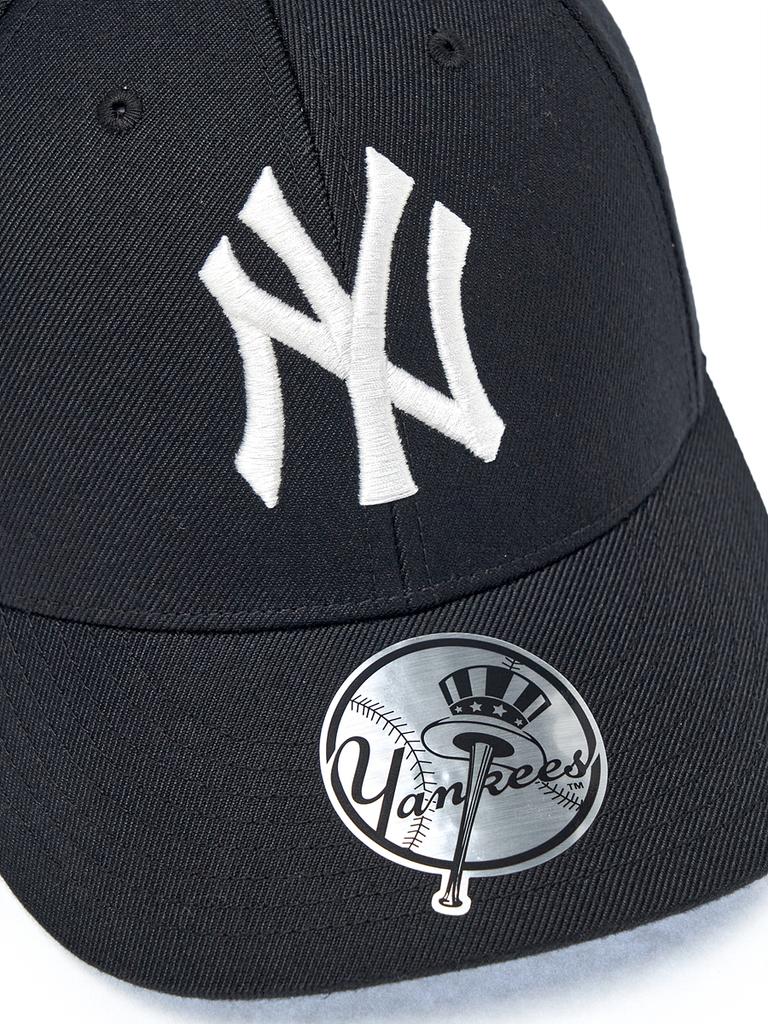 Emelbi Signature Patch Structure Ball Cap Ny (Black)