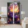 2 pcs   versatile polyester transparent curtains for home decoration ultra-romantic atmosphere for use in bedrooms and living